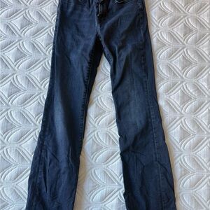 Dark Blue Women's Straight-Leg Jeans